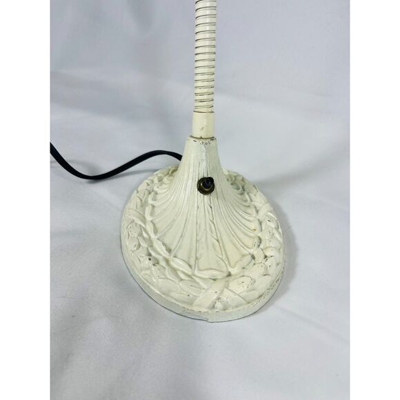 Vintage Art Deco Cast Iron Gooseneck Lamp 1930's Needs Wiring - Picture 3 of 8